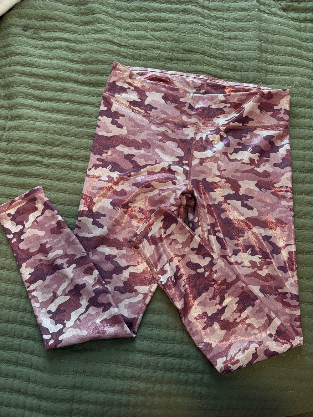 Fabletics Pink Camo Leggings